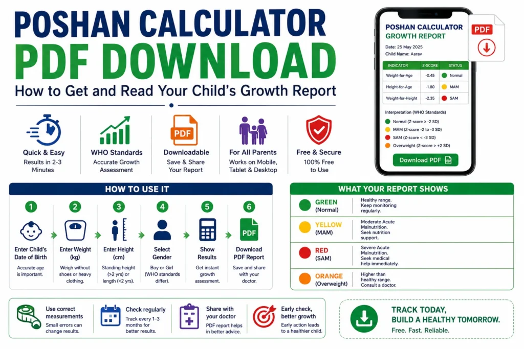 Poshan Calculator PDF Download